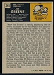 1971 Topps Ftbl. #245 Joe Greene RC