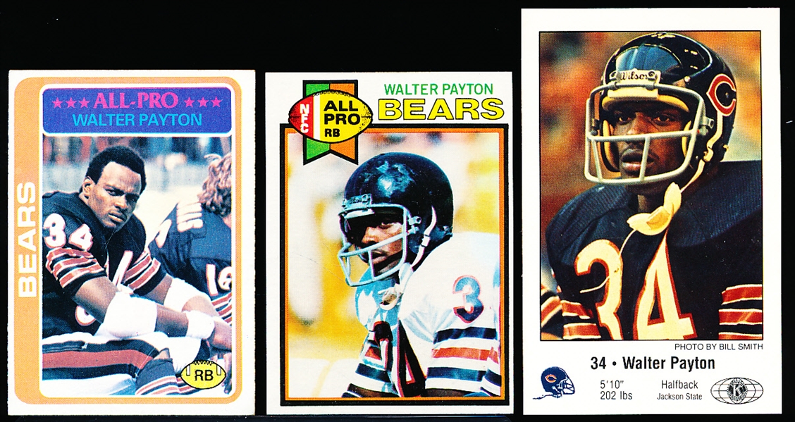 1978-87 Walter Payton Ftbl.- 18 Asst./ 17 Diff.