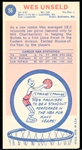 1969-70 Topps Bskbl. #56 Wes Unseld RC