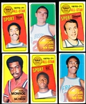 1970-71 Topps Bskbl.- 6 Diff. Star Cards