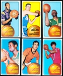 1970-71 Topps Bskbl.- 6 Diff. Star Cards