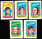 1971-72 Topps Hockey “Story Booklets”- 18 Diff.