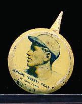 1938 Our National Game Pin- Dizzy Dean, Cards