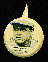 1938 Our National Game Pin- Jimmy Foxx, Boston Red Sox