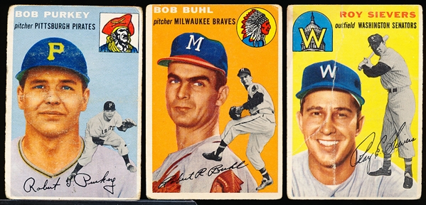 1954 Topps Bb- 12 Diff