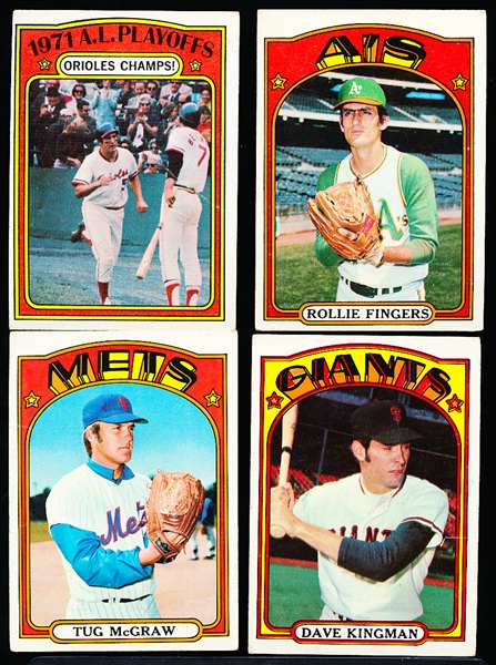 1972 Topps Baseball- 125 Diff