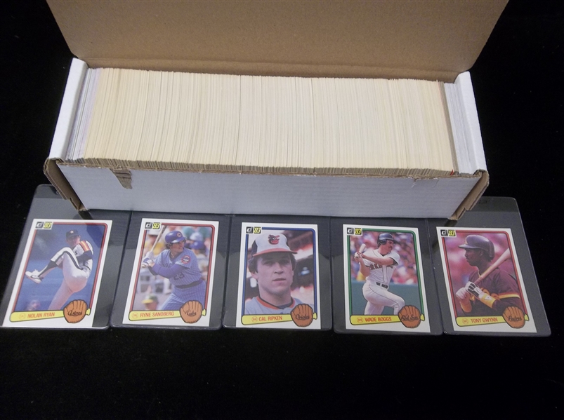 1983 Donruss Baseball Complete Set of 660