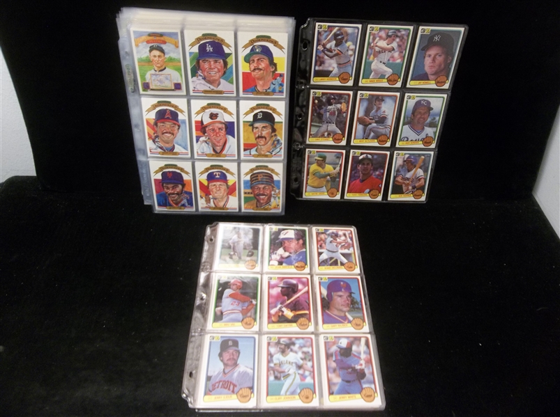 1983 Donruss Baseball Complete Set of 660 in Pages