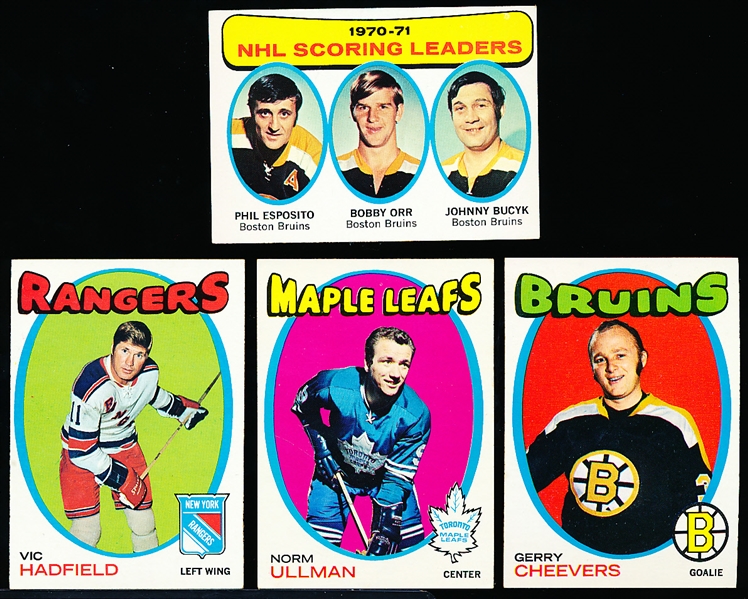 1971-72 Topps Hockey Starter Set- 92 Diff.