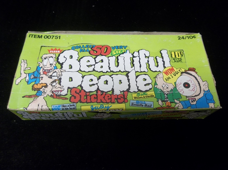 1978 Fleer “Beautiful People”- One Unopened Wax Box
