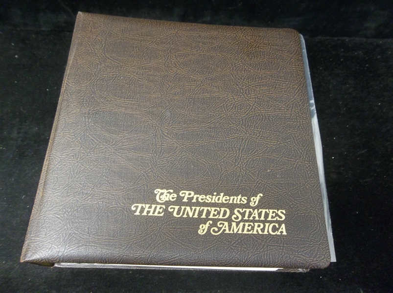 1979 Fleetwood “The Presidents of the United States” FDC Complete Set of 39 in Collectors Album & Slip Case