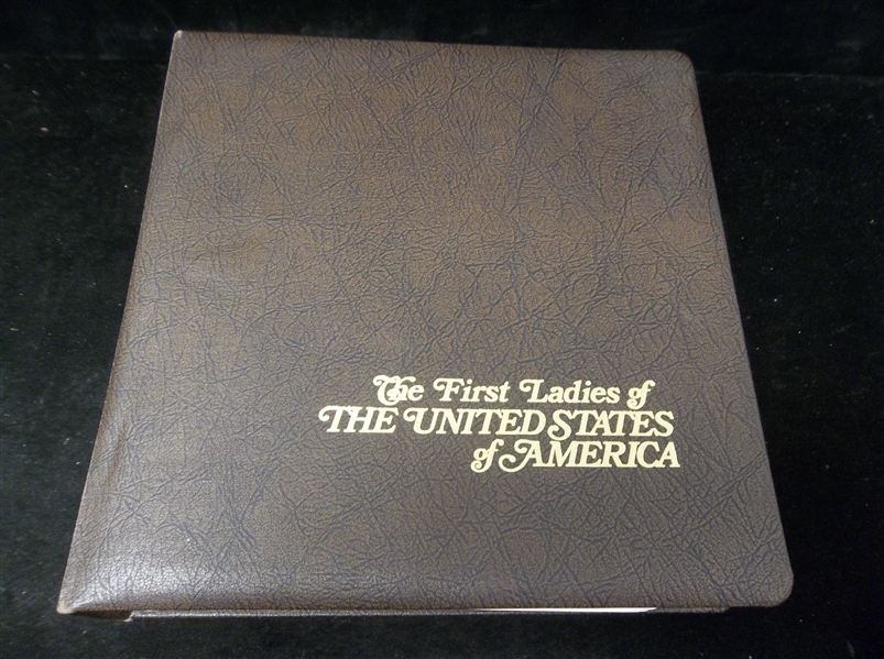 1979 Fleetwood “The First Ladies of the United States” FDC Complete Set of 41 in Collectors Album & Slip Case