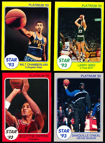 1993 Star Platinum Basketball- 1 Complete Set of 126 Cards