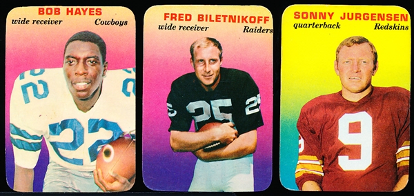 1970 Topps Ftbl. “Super Glossy”- 19 Diff.
