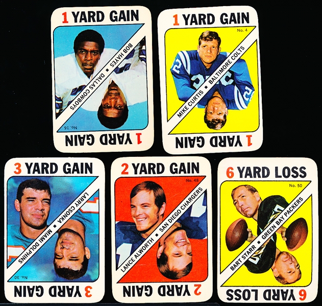 1971 Topps Ftbl. “Game Cards”- 31 Diff. Cards