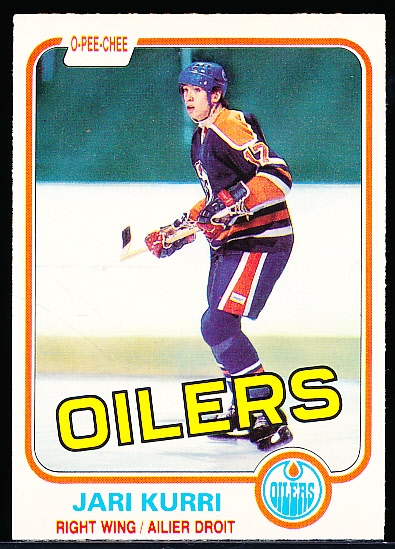 1981-82 O-Pee-Chee Hockey #107 Jari Kurri RC