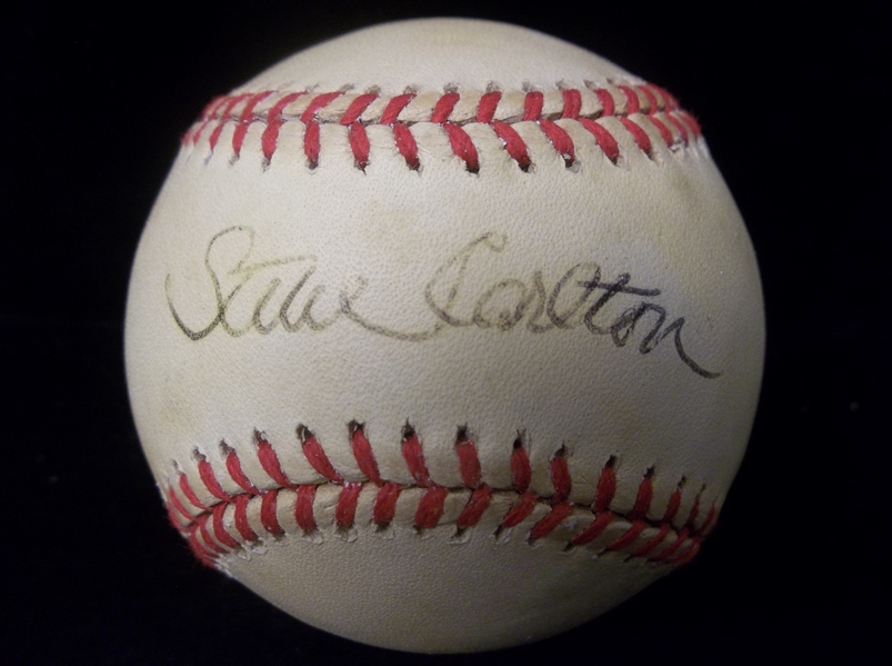 Autographed Steve Carlton Official NL Baseball