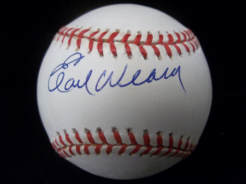 Autographed Earl Weaver Official AL Baseball