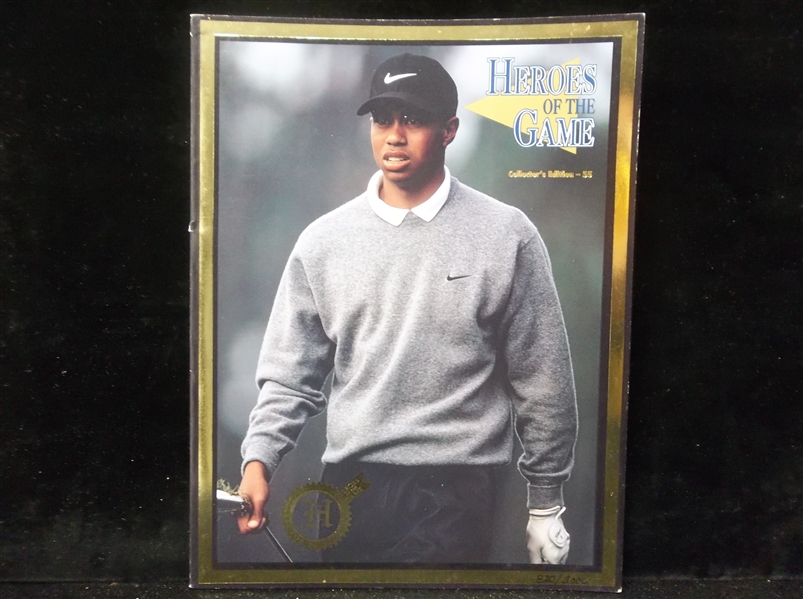 1997 Heroes of the Game Sports Magazine-Golf- Tiger Woods Cover, #820/3000