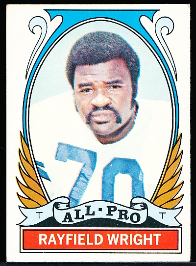 1972 Topps Ftbl. #266 Rayfield Wright AP- High #!