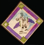 1914 B18 Baseball Blanket- Whitted, St. Louis NL- Purple Pennant Version