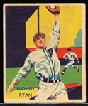 1934-36 Diamond Stars Bb- #40 Blondy Ryan, Phillies- Vg crs 70/30- 1935 green back.