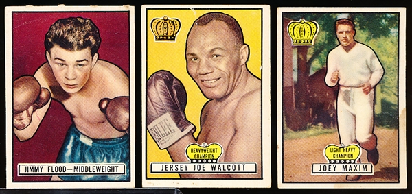 1951 Topps Ringside Boxing- 4 Diff