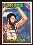 1975-76 Topps Bskbl. #90 Kareem Abdul-Jabbar