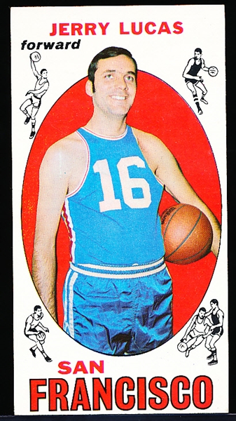 1969-70 Topps Basketball- #45 Jerry Lucas, San Francisco- Rookie!