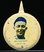 1938 Our National Game Baseball Pins- Gabby Hartnett, Chicago Cubs- 2 Pins