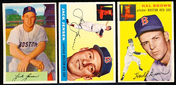 Six Vintage Baseball Cards