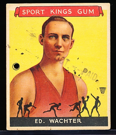 1933 Sport Kings- #8 Ed Wachter, Basketball