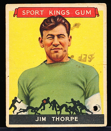 1933 Sport Kings- #6 James Thorpe, Football