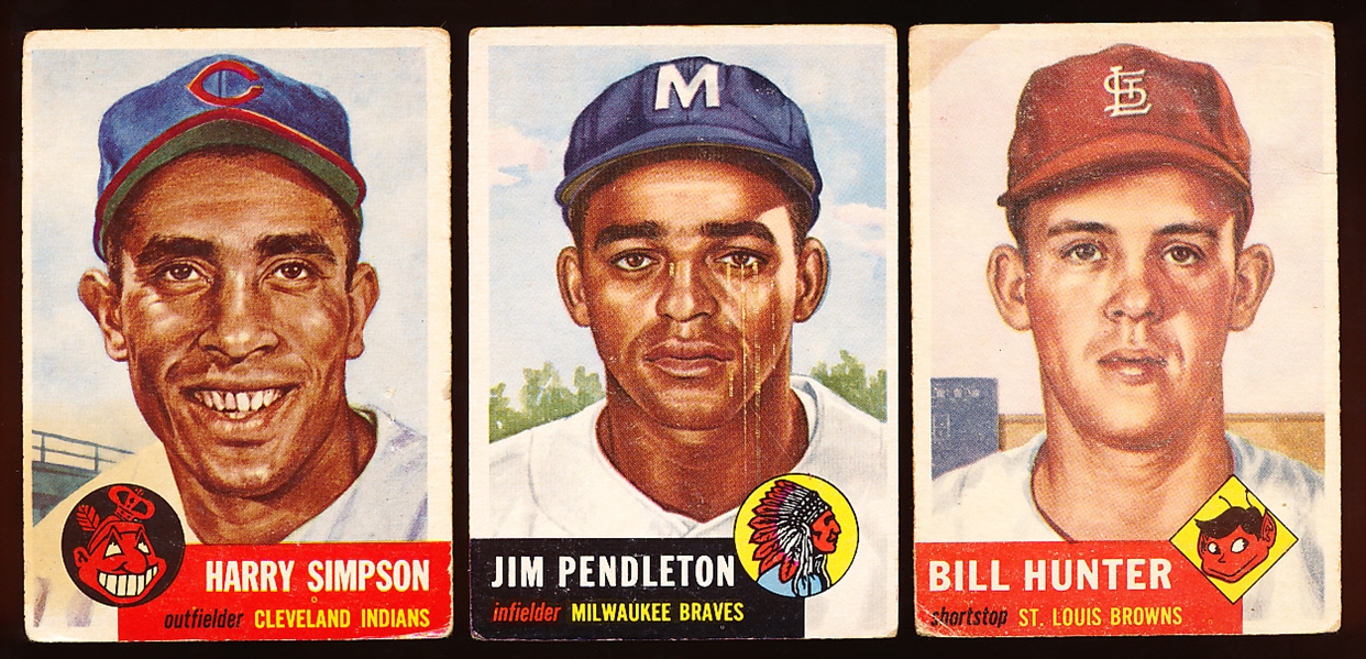 1953 Topps Baseball- 8 Cards