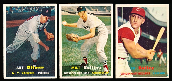 1957 Topps Bb- 9 Diff