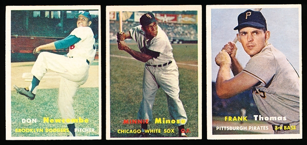 1957 Topps Bb- 4 Cards