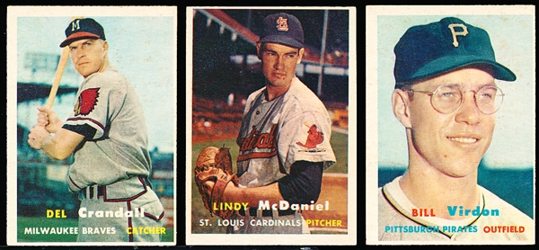 1957 Topps Bb- 10 Diff