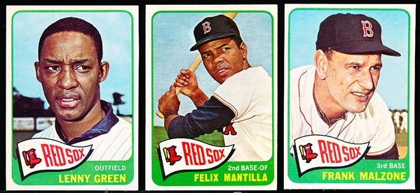1965 Topps Bb- 19 Diff Boston Red Sox