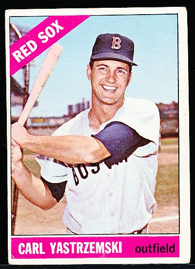 1966 Topps Bb- #70 Cark Yastrzemski, Red Sox