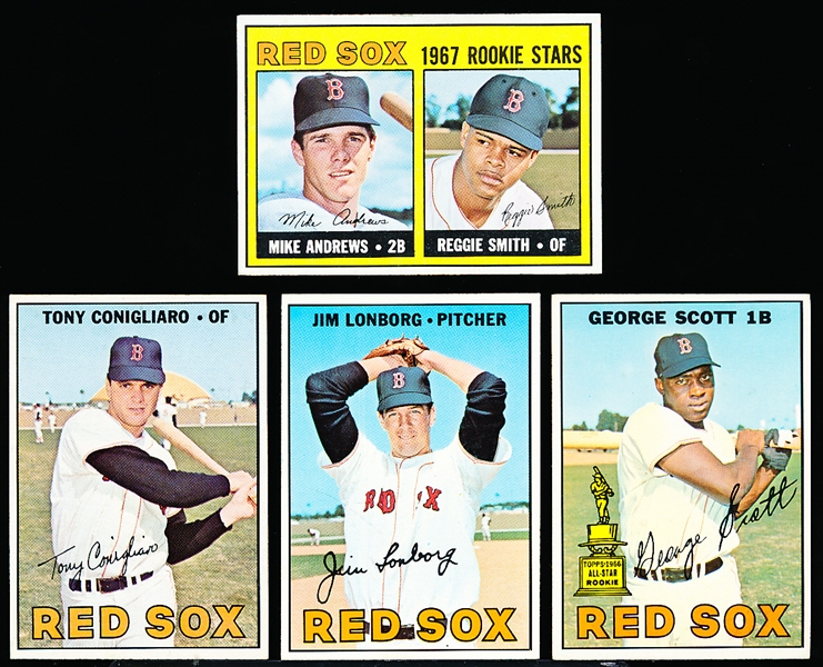 1967 Topps Bb- 14 Diff Red Sox