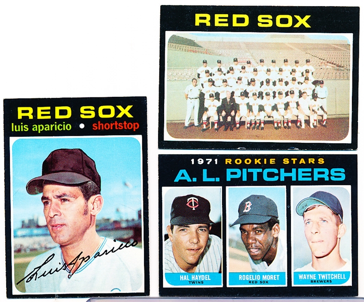 1971 Topps Bb- 27 Diff Boston Red Sox