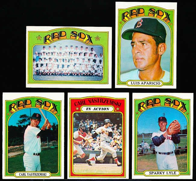 1972 Topps Bb- 20 Diff Boston Red Sox