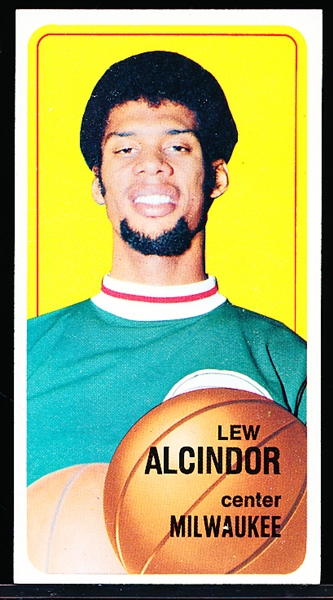 1970-71 Topps Basketball- #75 Lew Alcindor, Bucks