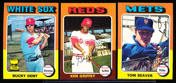 1975 Topps Baseball- 90 Diff- # between #283 and #376