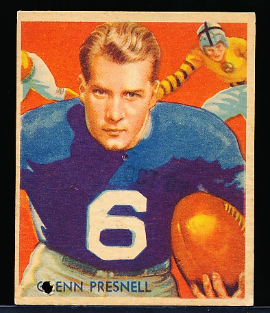 1935 National Chicle Fb- #5 Glen Presnell, Lions