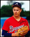 Steve Avery Autographed Color 8 x 10” Braves Photo