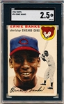 1954 Topps Baseball- #94 Ernie Banks, Cubs- SGC 2.5 (Good+)