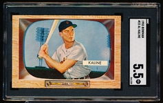 1955 Bowman Baseball- #23 Al Kaline, Tigers- SGC 5.5 (Ex+)