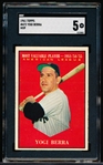 1961 Topps Baseball- #472 Yogi Berra MVP- SGC 5 (Ex)