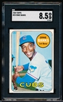 1969 Topps Baseball- #20 Ernie Banks, Cubs- SGC 8.5 (Nm-Mt+)